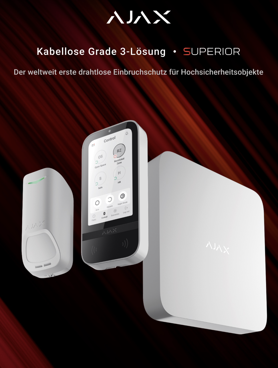 Alarmtechnik Bonn, Ajax Alarmsystem