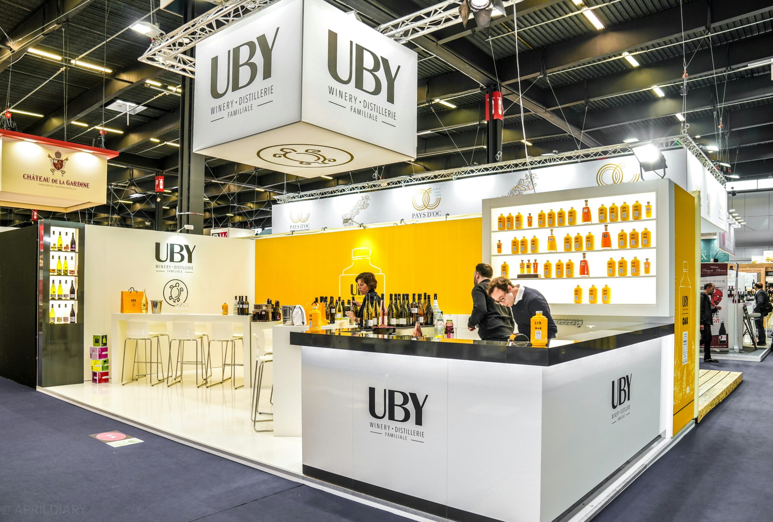 Alarmtechnik Bonn, mobile Alarmanlage, Messestand